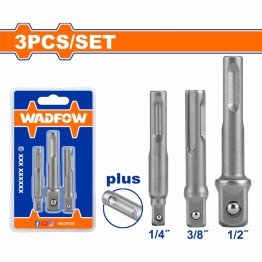 ADAPTADOR DE SDS PLUS A 1/4, 1/2 y 3/8 WADFOW