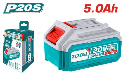 Batería de iones de litio TOTAL de 5,0 Ah  20 V