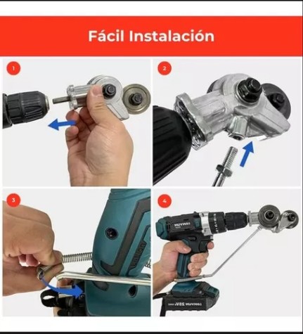 Adaptador Corta Latas Para Taladro "Cortachapa"