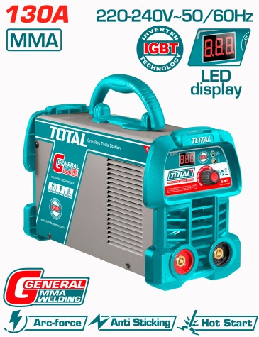 SOLDADORA MMA INVERTER 130A TOTAL