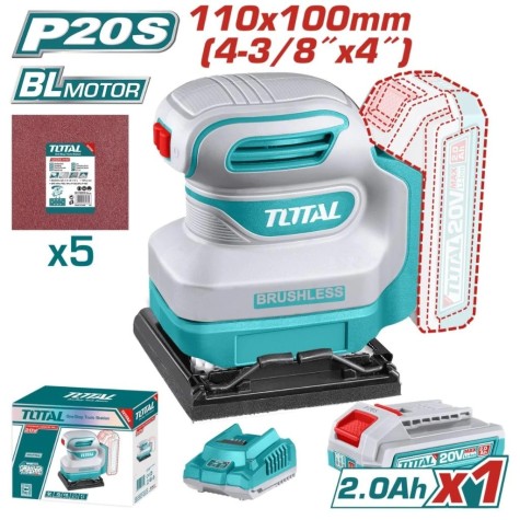 LIJADORA ORBITAL 20V BRUSHLESS