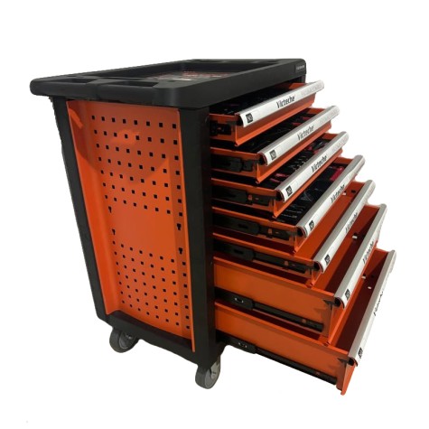 Set de Carrito Metalico con 496 Herramientas Victeche