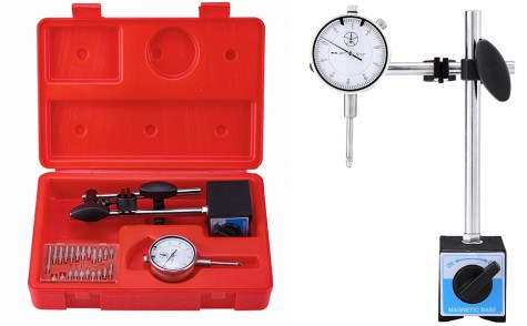 Reloj Comparador con base Magnetica y juego de puntas