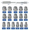 Thumbnail Extractor de perno y tuerca oxidada a rayas, 3/8 unidades, 18 unidades0