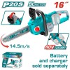 Thumbnail MOTOSIERRA INALAMBRICA 16" 20V S/ BAT INDUSTRIAL TOTAL (TGSLI40168)0