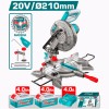 Thumbnail SIERRA INGLETADORA A BATERIA 20V BL 210MM0