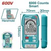Thumbnail MULTIMETRO DIGITAL SMART 600V 6000 DIG COLOR INDUSTRIAL TOTAL0